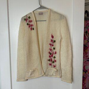 Vintage 60's Jane Irwill Mohair Cardigan